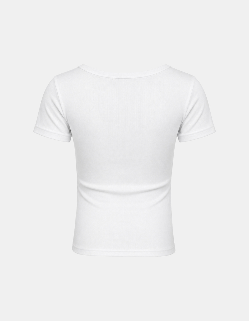 Tess Graphic Shirring Tee