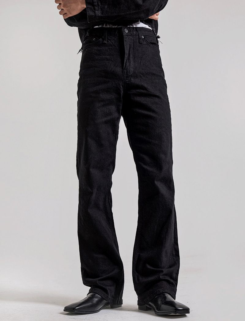 COSYHARU（コシハル）の「Damage Over Semi Bootcut Denim Pants（Pants）」
