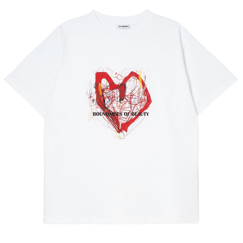LE AREVEY（アルヴェイ）の「LE AREVEY NEAR THE BOUNDARIES T-SHIRT WHITE [WOMAN]（Tops）」
