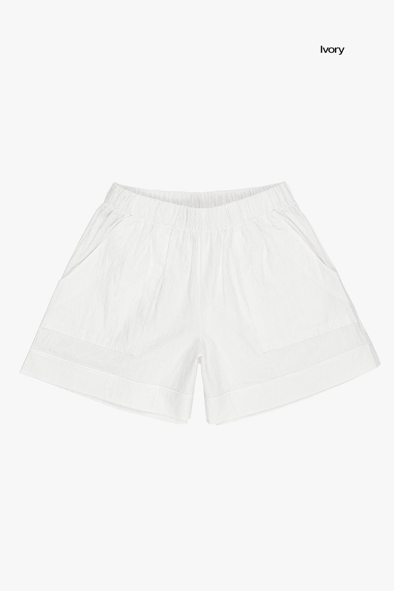 Rocio banding wide shorts