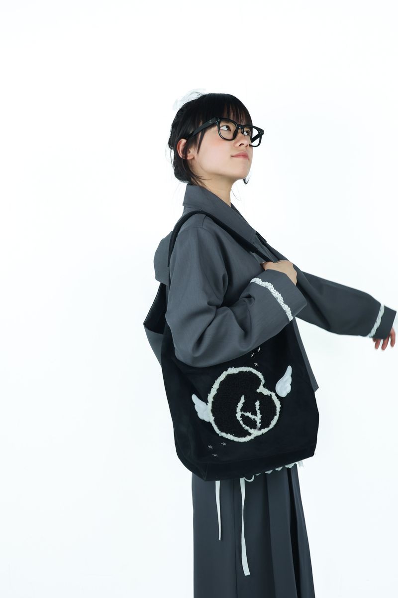 angel furlogo suedebag