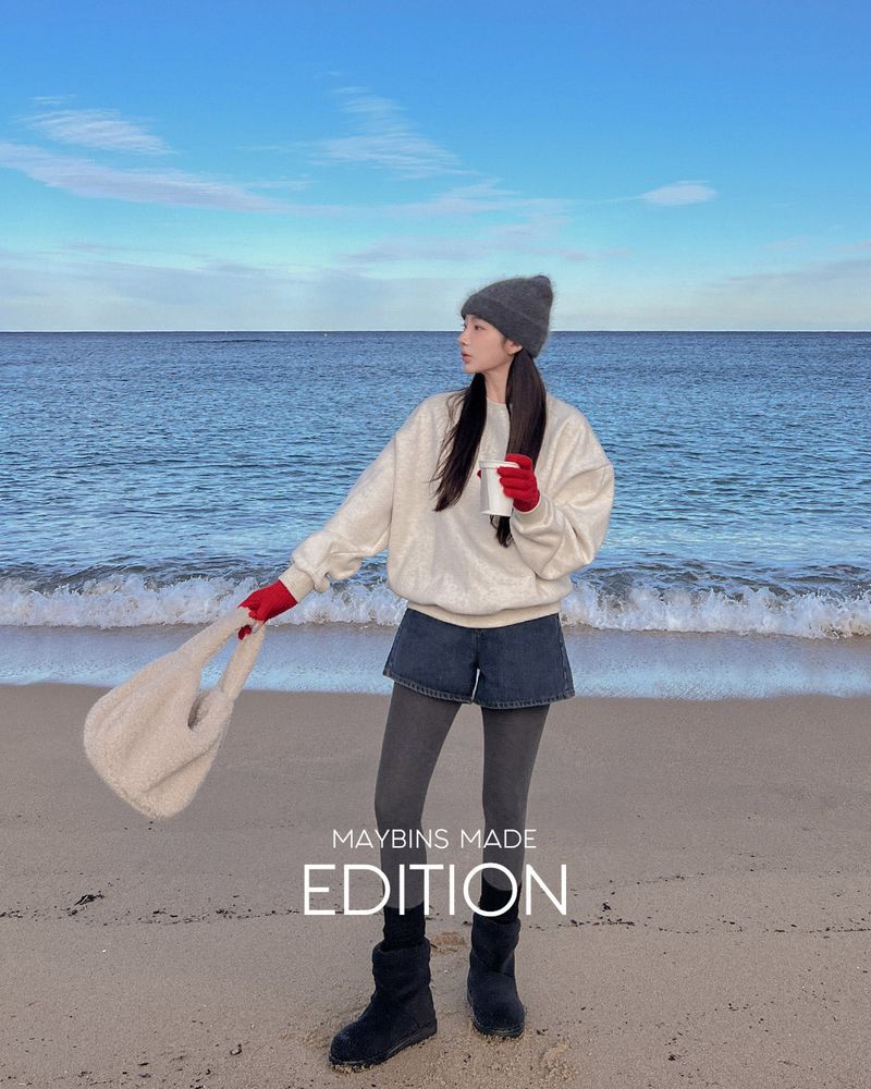 【MADE】Basic fleece man-to-man