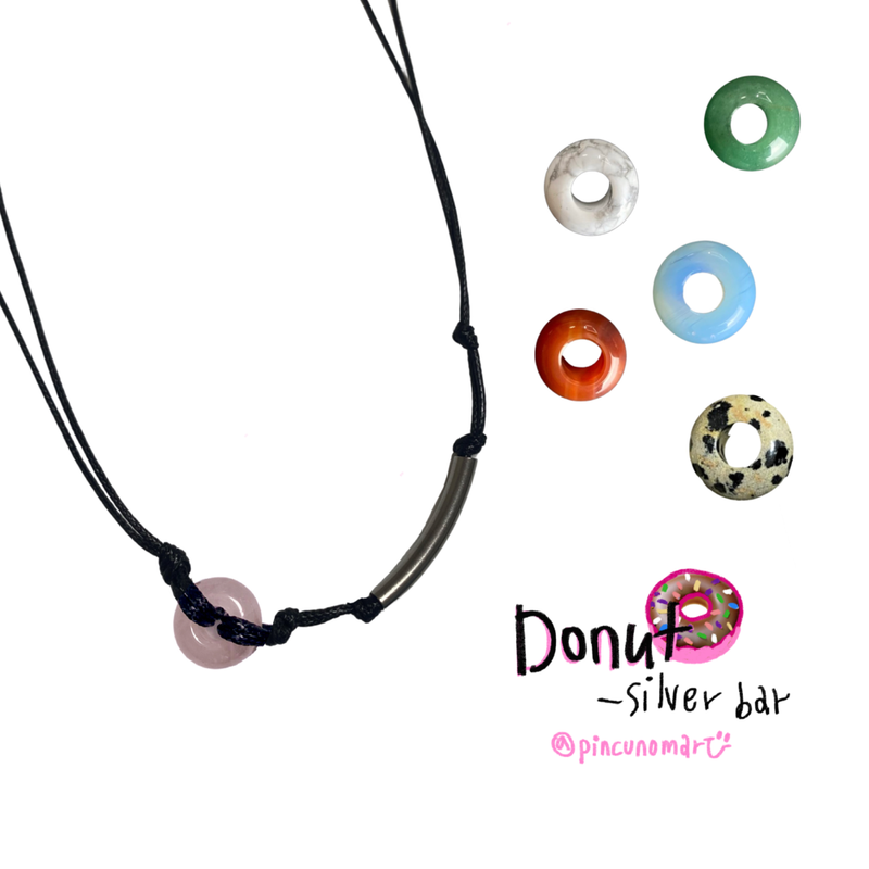 PINCUNOMARU(ピンクノマル)の「Donut - Silver bar (25color)(Accessories)」
