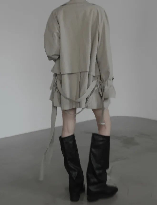 Arne Shawl Low Trench Coat