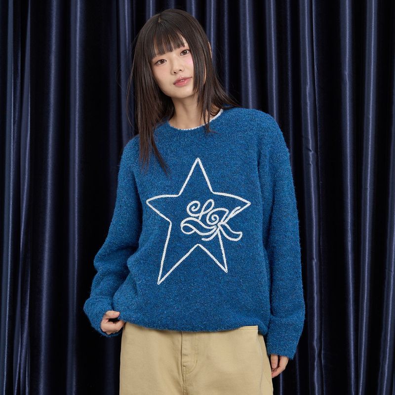Star Line Boucle Knit