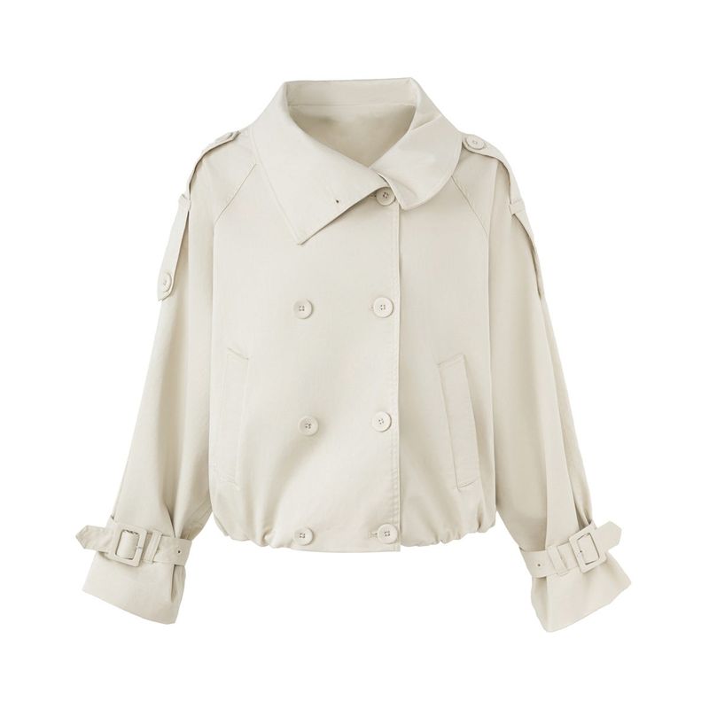 Cozy&Kitsch（コージーアンドキッチ）の「Ivy Cropped Trench Jacket（Jackets/Outerwear）」