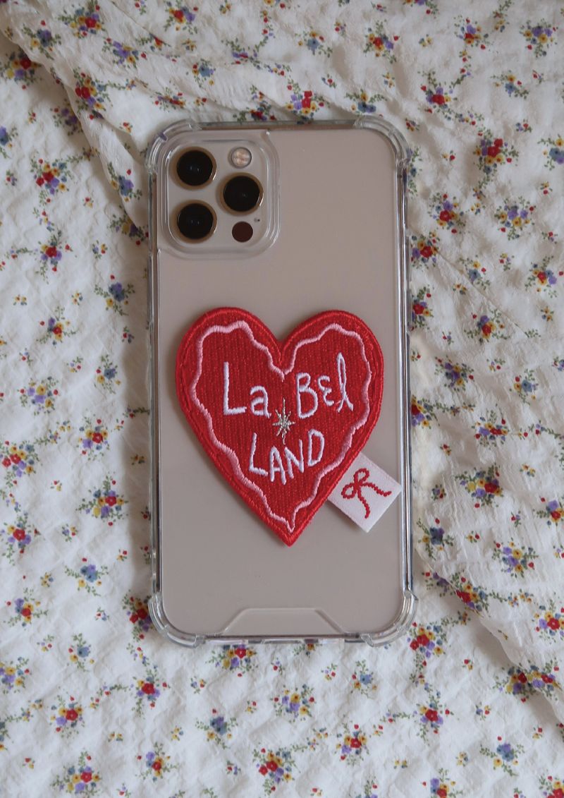 LabelLand(ラベルランド)の「HEART LABEL PHONECASE (RED)(Smartphone Accessories)」