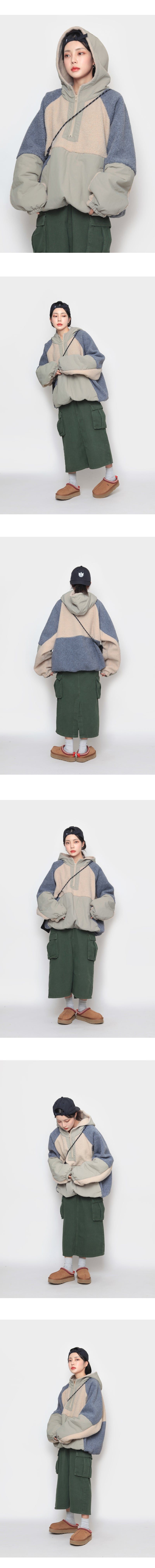 open cargo long skirt