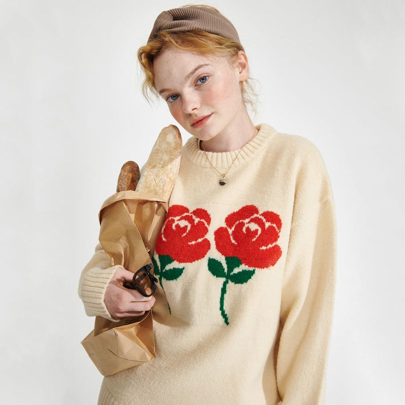 wonder visitor（ワンダービジター）の「Logo APS Knit [Ivory]（Tops）」