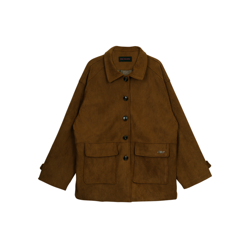 SUEDE BLOOM HALF JACKET