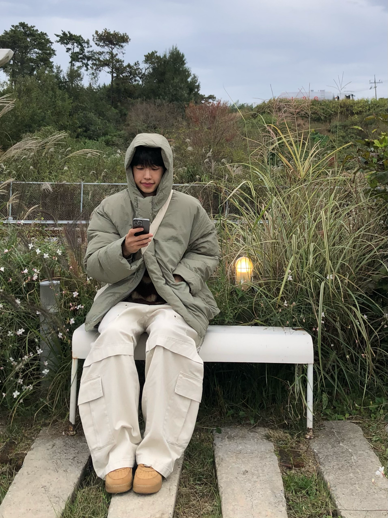 Sloy Hooded Padding Jacket (2 colors)