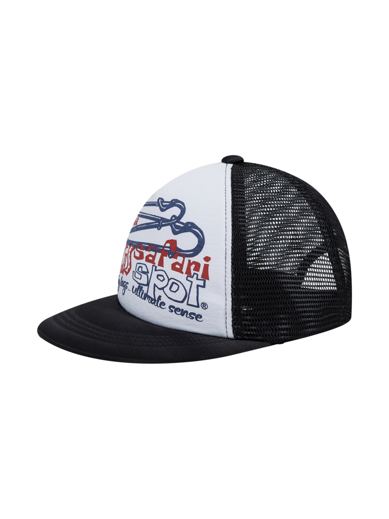 safarispot（サファリスポット）の「SAFETY LOGO MESH CAP (BLACK)（Hats）」