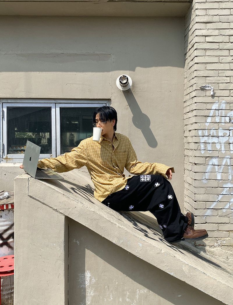 HOLY IN CODE（ホーリーインコード）の「No.1238 D embro string banding PT（Pants）」