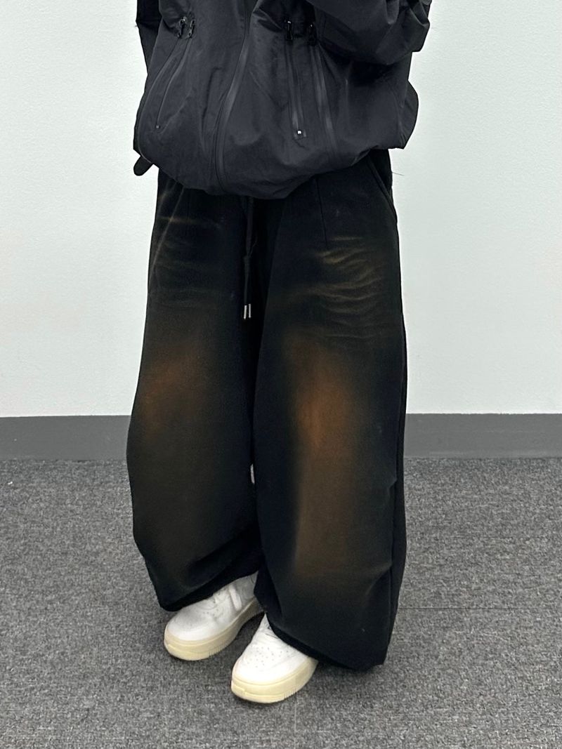 dirty smog jogger pants