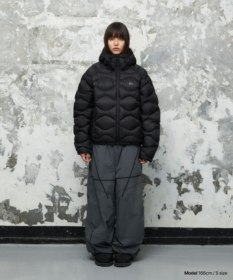 mahagrid(マハグリッド)の「VENTIX LIGHT PADDING JACKET_BLACK(Jackets/Outerwear)」