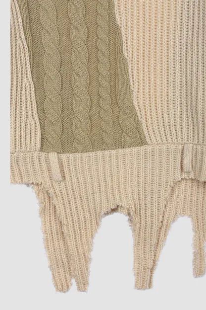 SWITCHING COLOR KNIT