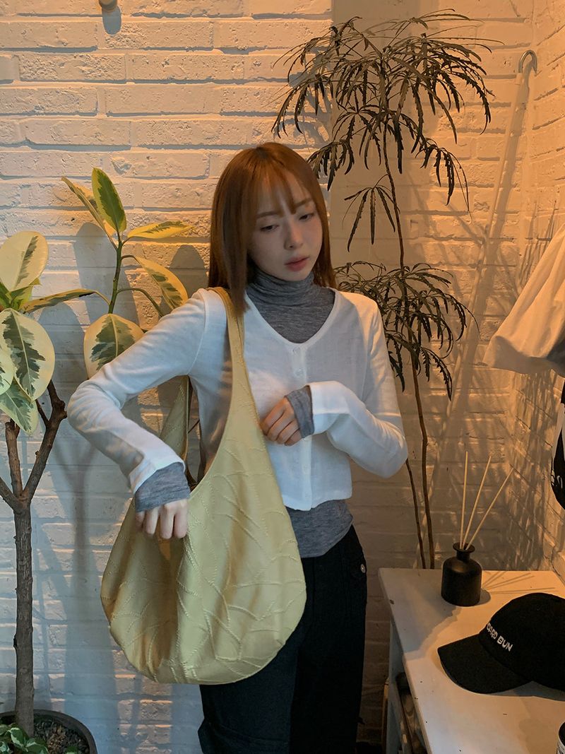 [MADE] PRINKLE LAYERED CROP CARDIGAN