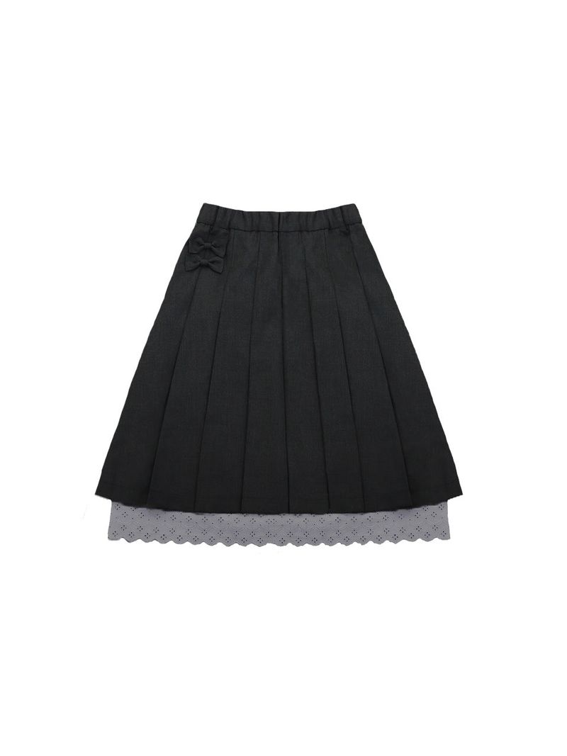 Tweety Bow Midi Skirt (black)