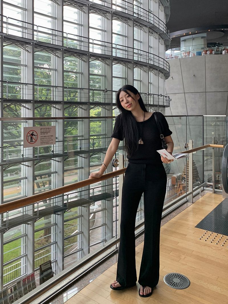 [MADE] サマーロングブーツカットスラックス