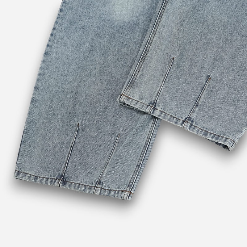 Dart Balloon Denim Pants 3C