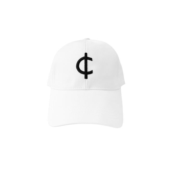 CREVY(クレビー)の「signature logo embroidered ball cap (white)(Hats)」