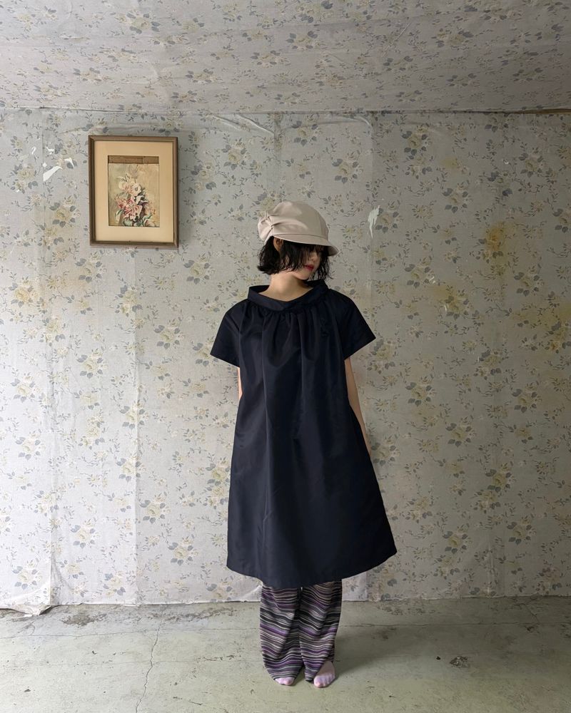 Crumpled Cotton Cap