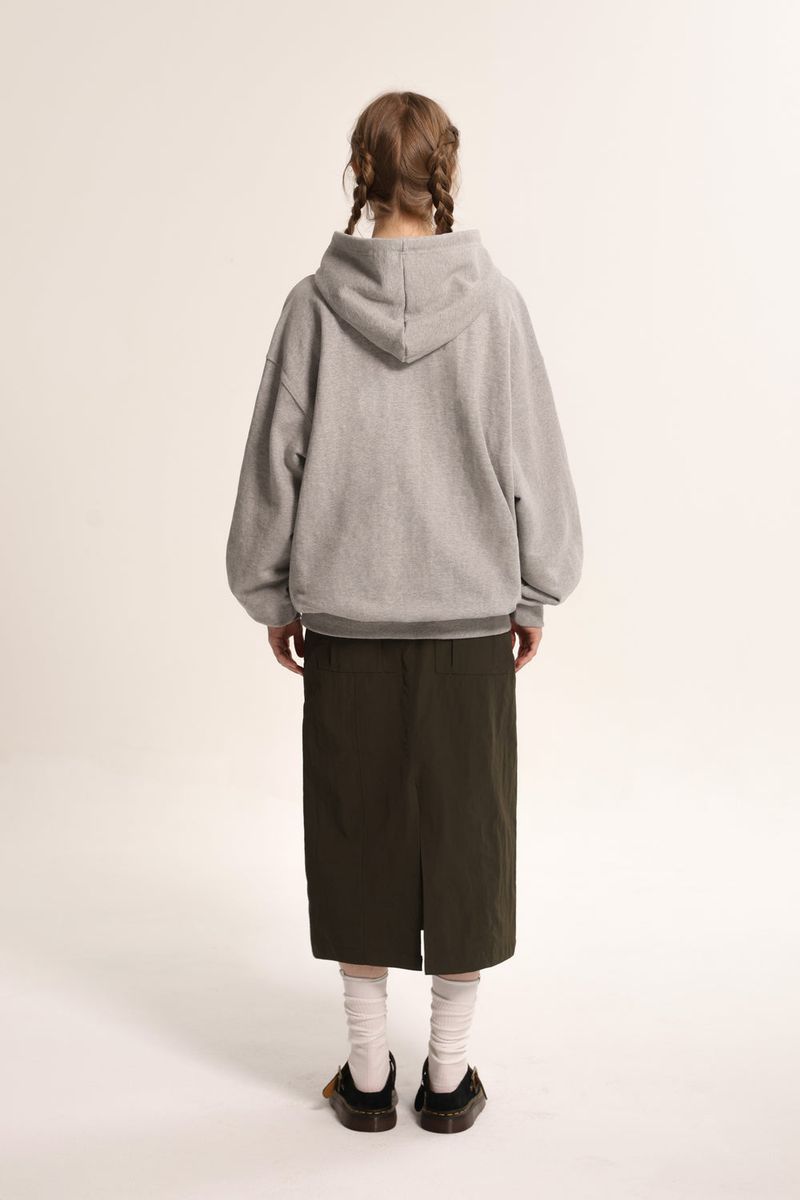 Nylon-line long skirt
