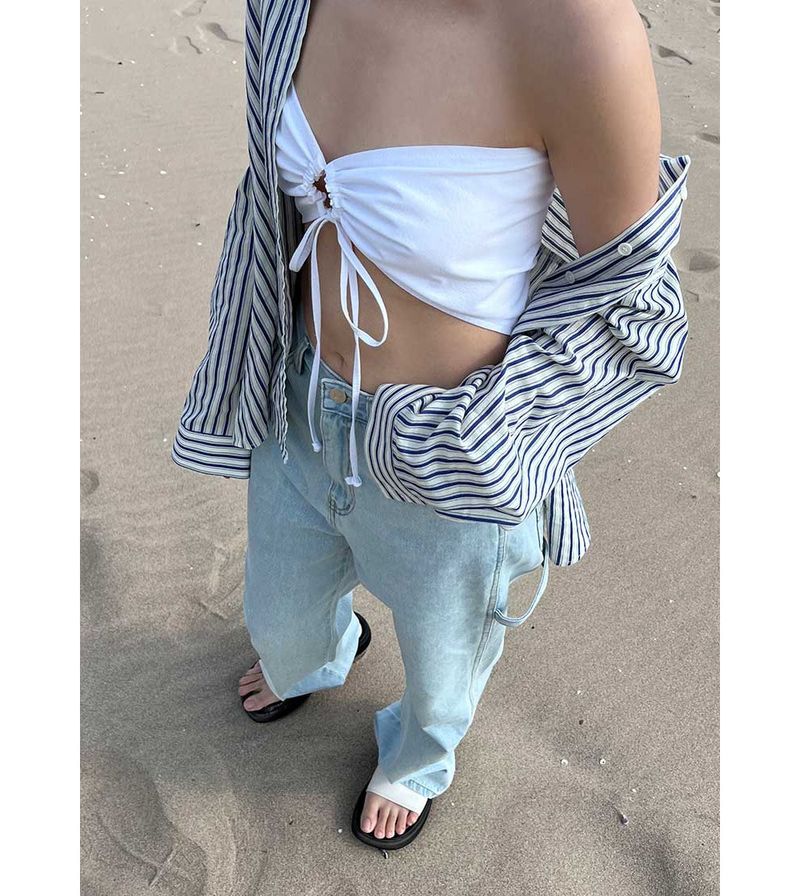 SHIRRING COTTON TOP