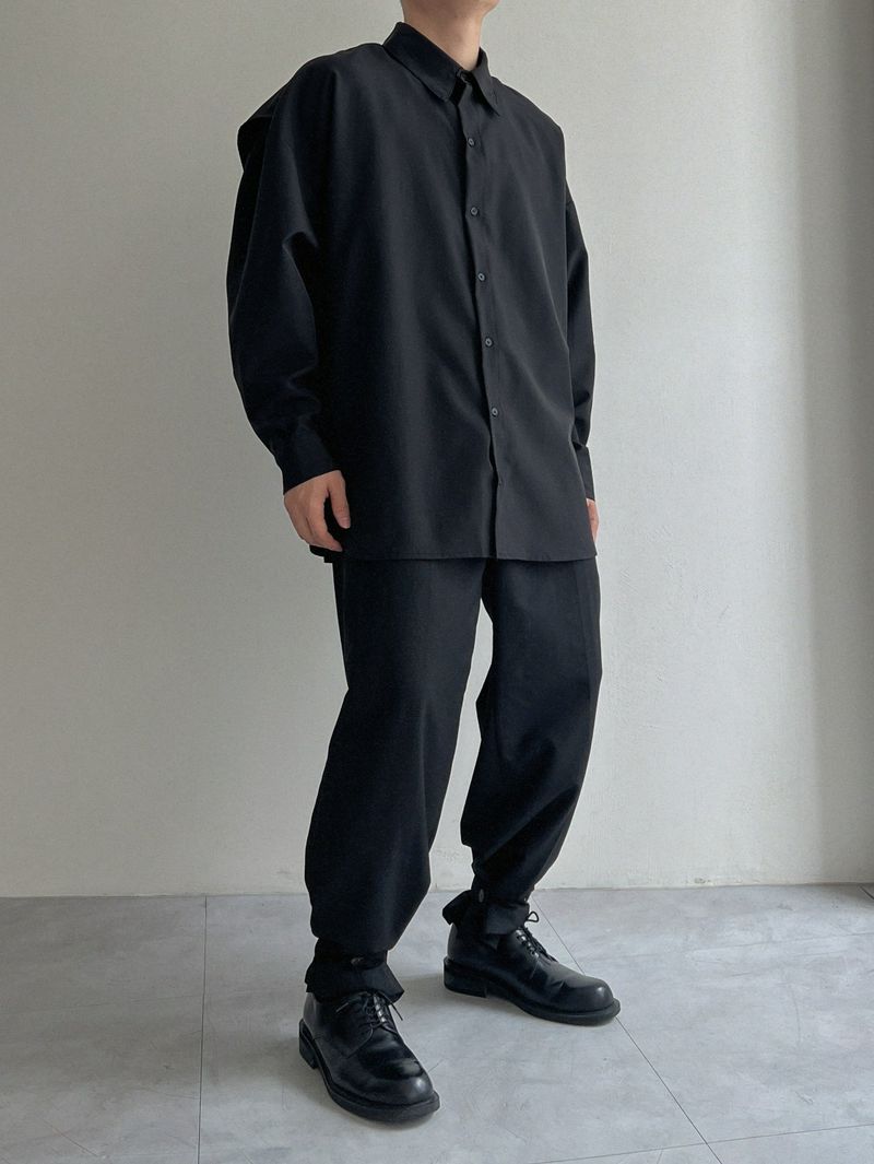 layered box shirt(2colors)