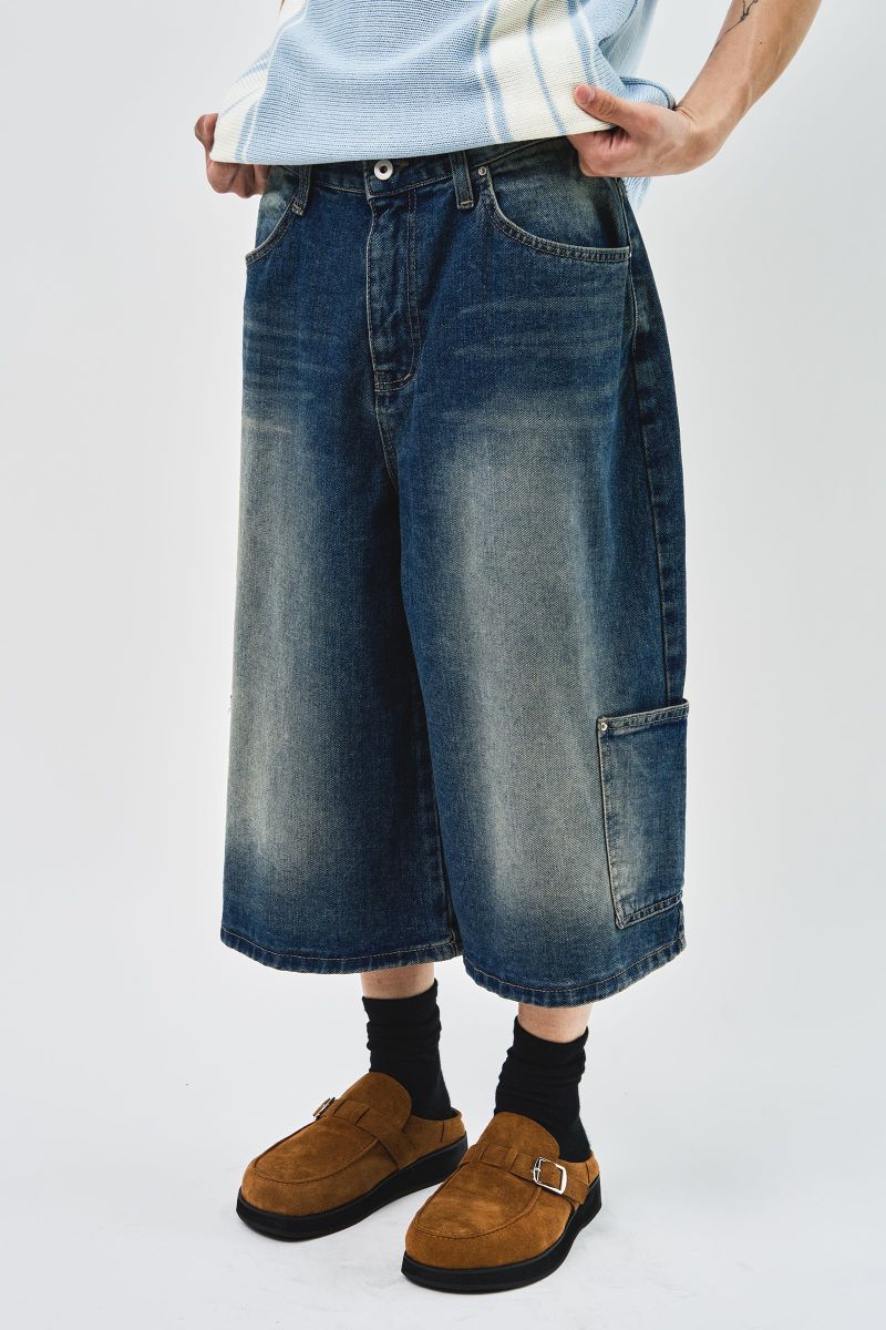 Luna Bermuda Denim (2color)