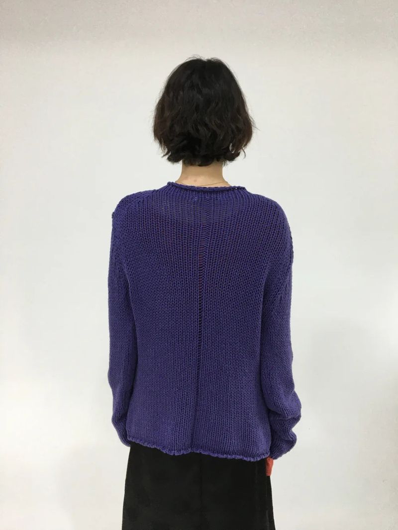 Rolled Neck Russly Knit (4color)