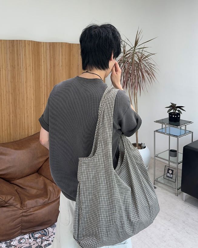 SATIIIZ（サティーズ）の「カリンチェックショルダーバッグ（バッグ）」
