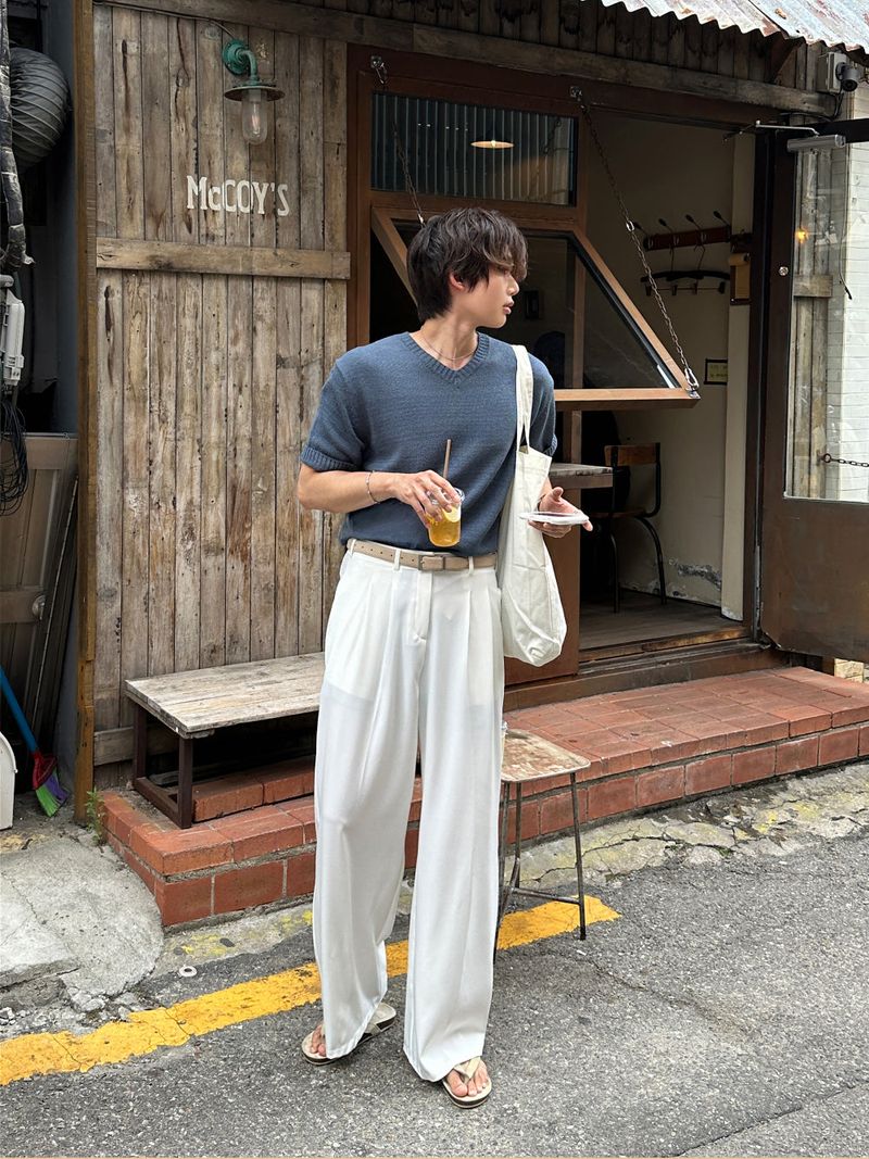 LMN All-Day Pintuck Bejo Wide Slacks (4 colors)