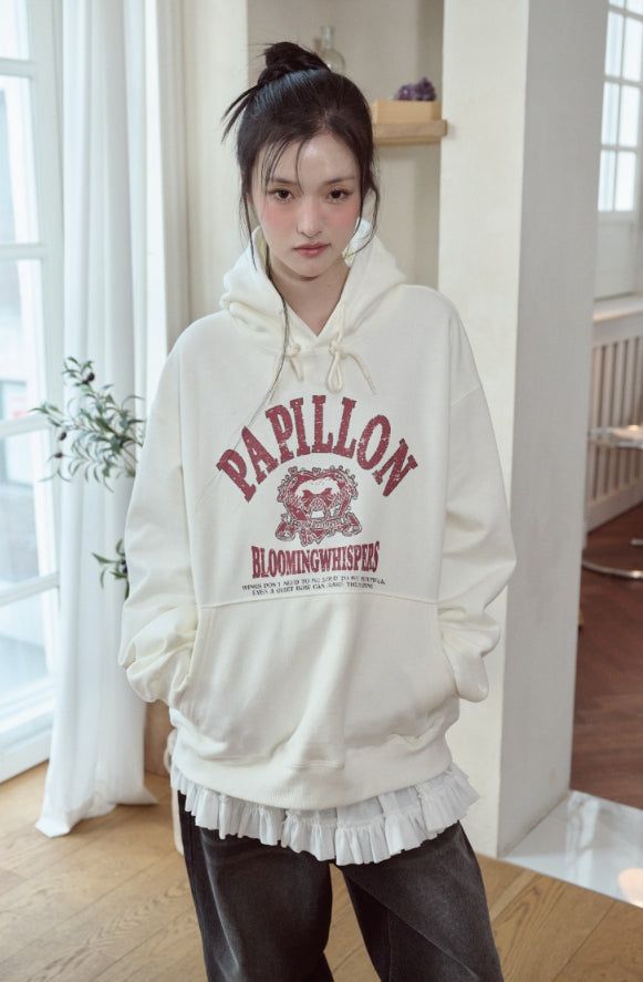CPGN studio(コンパーニョ)の「Papillon Bloom Hoodie(Tops)」