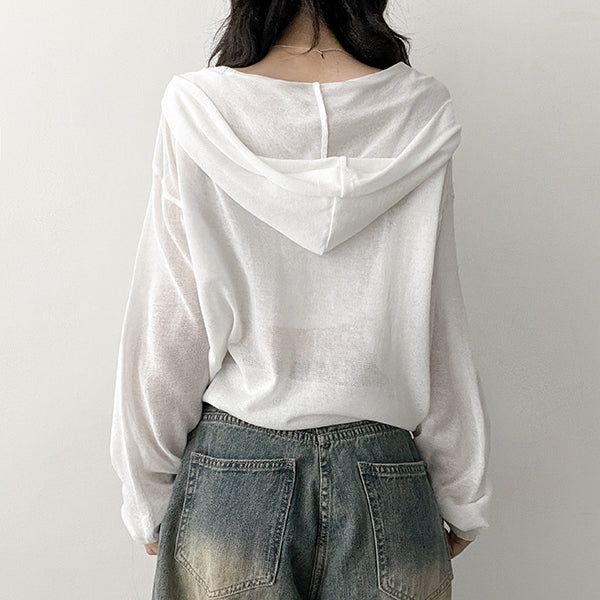 Summer Hood Button Cardigan (4 colors) #Mintcore