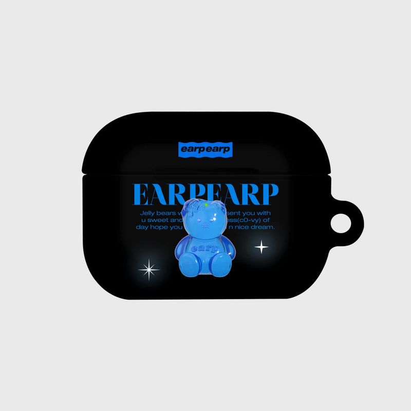 EARPEARP(アプアプ)の「LITTLE JELLY COVY-BLACK(AIR PODS PRO-HARD)(Smartphone Accessories)」