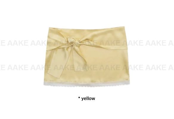 STRAP LACE MINI SKIRT