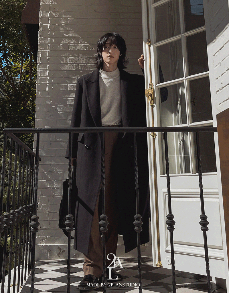 2PLAN（ツープラン）の「MADE] ブレスウールマキシコート（Jackets/Outerwear）」