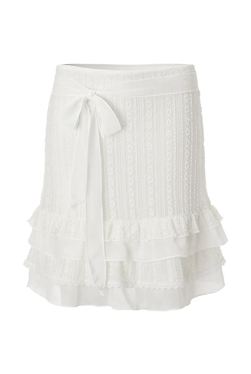 Vanilla lace skirt - ivory