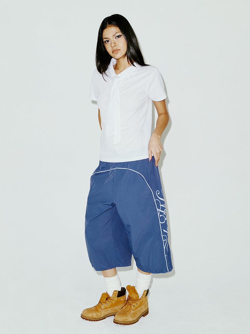 TIE PIQUE SHIRT WHITE