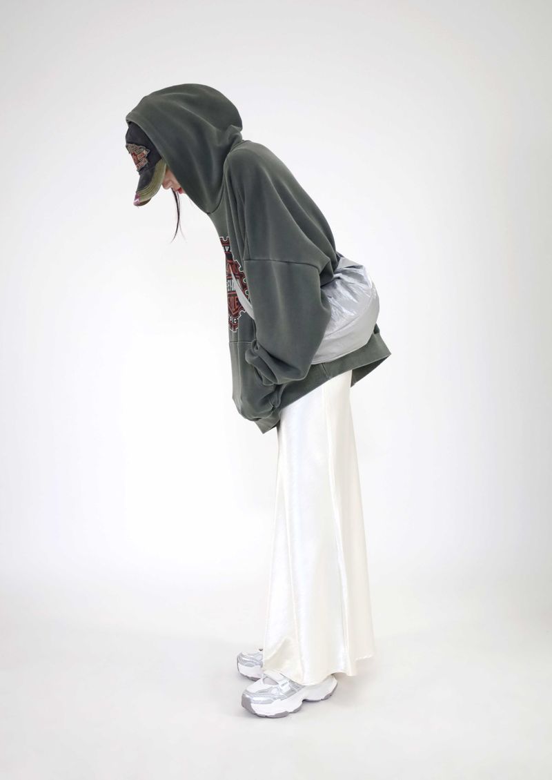 (UNISEX)ChillBlock Oversize hoodie(2colors)