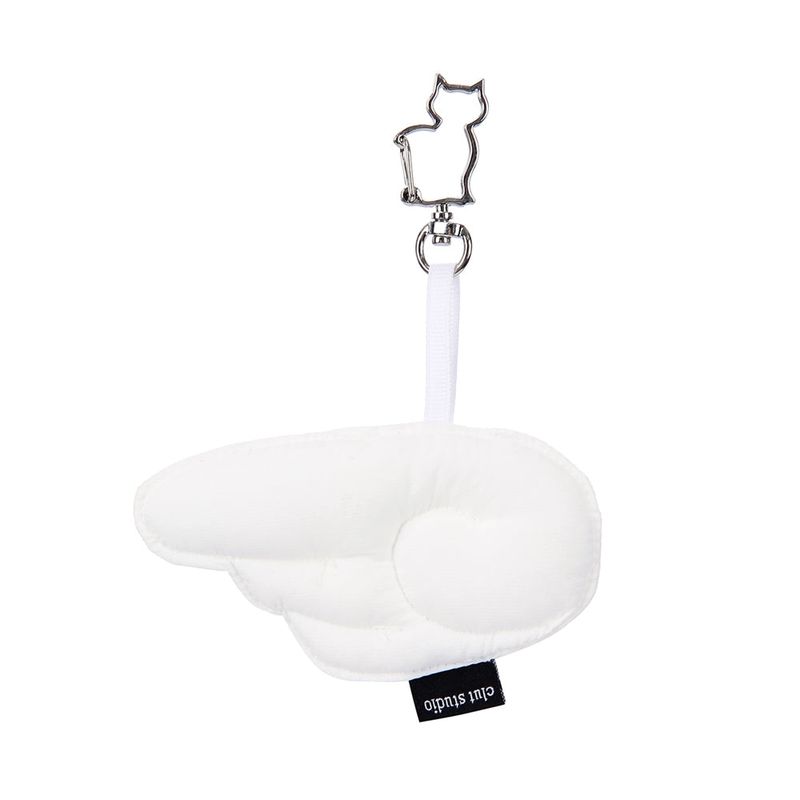 CLUT STUDIO(クラットスタジオ)の「Puffy Wing Keyring - WHITE(Toys/Key Holders)」