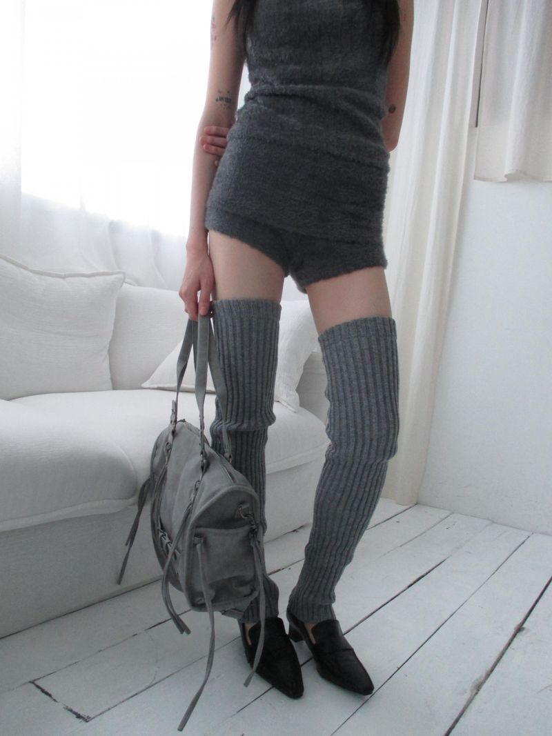 fur shorts