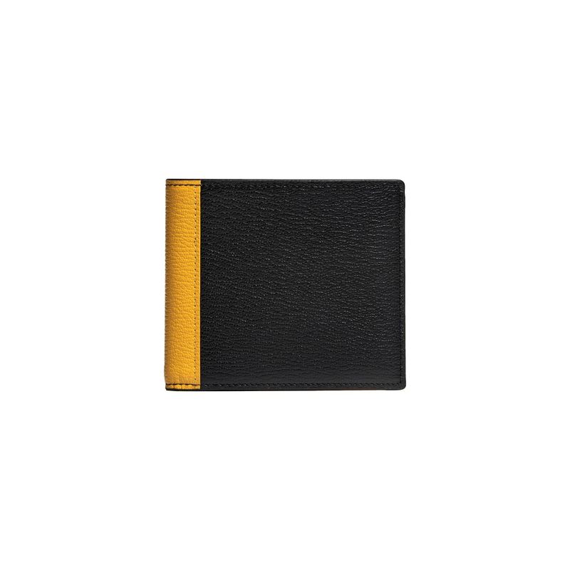 MADGOAT(マッドゴート)の「Crispe Bi-fold 6CC Wallet_Black, Yellow(Smartphone Accessories)」