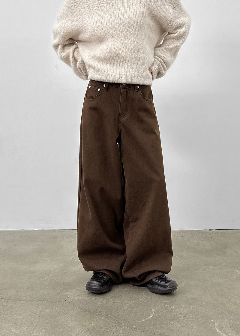 BLACKUP（ブラックアップ）の「[MADE] ケリットブラッシュフリースポケットコットンパンツ（パンツ）」