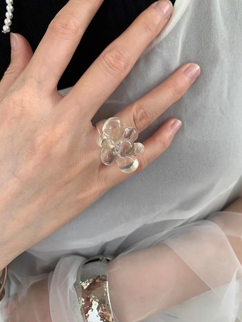Water cloud bold ring