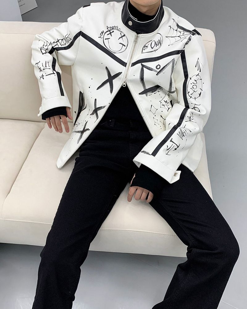 COZINESS（コジネス）の「OWN Drawing Karim Biker Jacket（Jackets/Outerwear）」