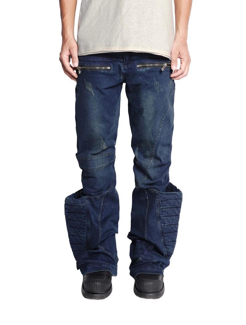 Goldie（ゴルディ）の「ELECTRO POCKET WAXED BLUE DENIM PANTS（Pants）」