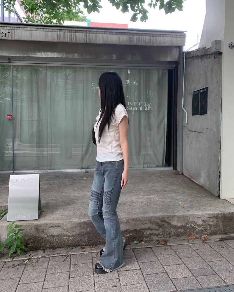 グラブブーツカットパンツ