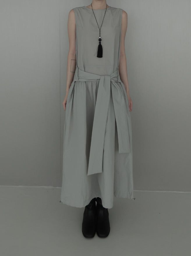 mnem（ムネム）の「Halo Nylon Tie One Piece（Dresses）」